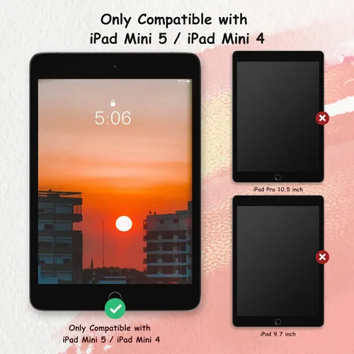 Miniatura 2 de bersem Paquete de 2 protectores de pantalla Paperfeel compatibles con iPad Mini 5 (2019) y iPad Mini 4, compatible con lápiz, antirreflejos con kit