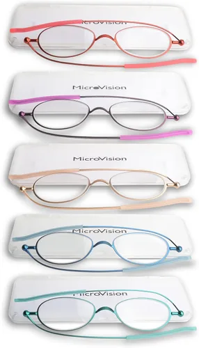 Miniatura 8 de Gafas de lectura de aire plegables planas con tecnología patentada de bisagra rodante y estuche compacto para mujeres y hombres