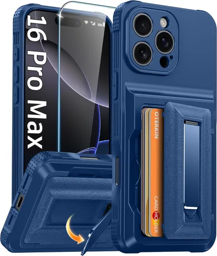 Miniatura 15 de Oterkin Funda tipo cartera para iPhone 17 Pro Max [4-5 tarjeteros] [soporte de soporte] [protección completa de la cámara] [bloqueo RFID] iPhone 17