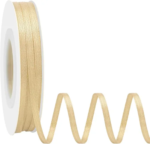 Miniatura 43 de 10 Classic Colors Double Face Satin Ribbon Set 1/8 Inch Polyester Ribbons for Gift Wrapping Fabric Ribbon for Crafts Flower Bouquet Arts Wedding