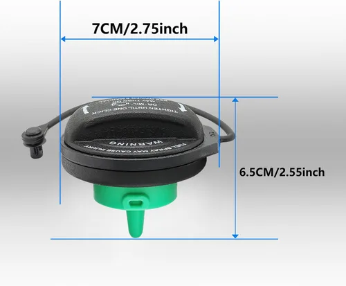 Miniatura 4 de Tapa de gasolina 5C0201550T para Volkswagen VW Jetta GTI Golf R SportWagen Alltrack Tiguan Audi A4 A5 A8 Quattro S4 S5 S8 Q5 RS5 SQ5 Allroad Tapa