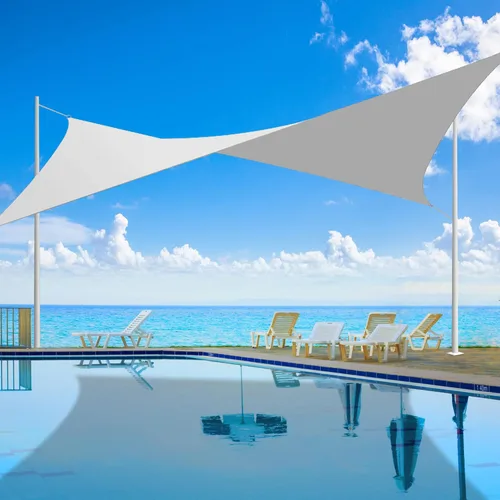 Miniatura 5 de Toldo rectangular impermeable de 10 x 13 pies, con bloqueo UV, refugio para patio al aire libre, patio, césped, jardín, cochera Gris-oscuro