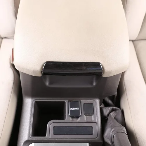 Miniatura 4 de YIWANG Accesorios de lentejuelas para reposabrazos interior de automóvil ABS cromado para Toyota Land Cruiser Prado FJ150 150 2010-2019