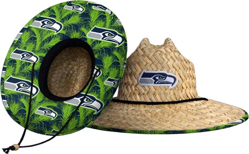 Miniatura 47 de FOCO - Sombrero de paja con logotipo de equipo universitario de NCAA y estampado floral para hombre TEAM LOGO