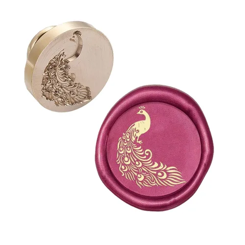 Miniatura 9 de CRASPIRE Sello de Cera de Halloween Cabeza de Sello de Calavera Sellado Cabeza de Sello de Latón Solo Sin Mango para Invitaciones de Boda Sobre