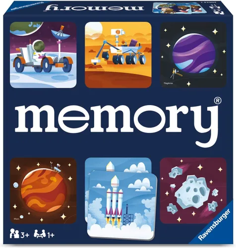 Miniatura 3 de Ravensburger Juego de memoria espacial – Atractivo juego cósmico a juego para niños Divertido juguete educativo Mejora la concentración