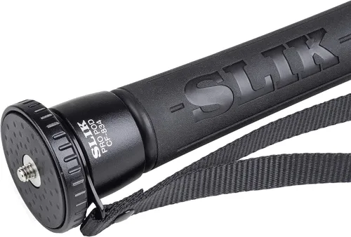 Miniatura 2 de SLIK PRO Pod CF-834 Monopod de fibra de carbono de 64 pulgadas de alto (618-834) - Se pliega hasta 19 pulgadas, pesa 1.1 libras, soporta 13 libras