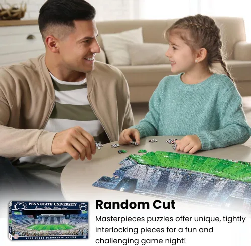 Miniatura 4 de MasterPieces Rompecabezas de 1000 piezas – NCAA Texas A&M Aggies vista panorámica del estadio de fútbol americano, divertido para adultos y familia
