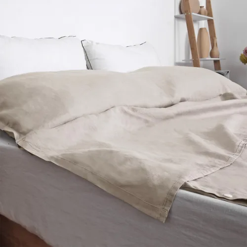 Miniatura 8 de S VICTORY SYMBOL Sábana de cama portátil 100% lino, forro de saco de dormir para hotel y viajes, saco de dormir para adultos, ultra ligero