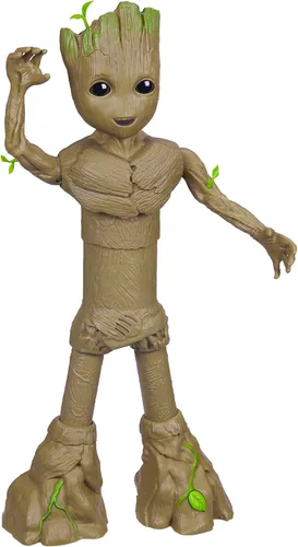 Miniatura 12 de Marvel Studios I Am Groot Groove 'N Grow Groot, figura de acción interactiva de 13.5 pulgadas, responde a la música y los sonidos, juguetes