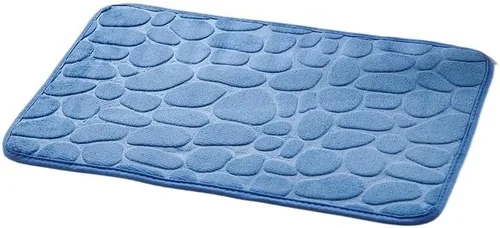 Miniatura 7 de Alfombra antideslizante antideslizante con relieve de Adoquines, Felpudo De Espuma Viscoelástica para Baño, Lavabo, Ducha Y Habitación Alfombras