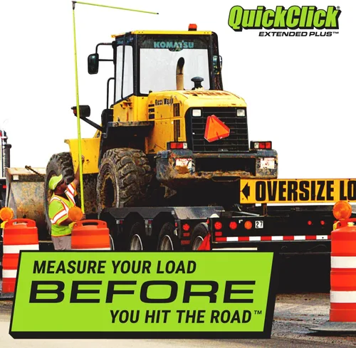 Miniatura 4 de Barra de Medición de Altura de Carga QuickClick Extended Plus™ – Mide hasta 20 Pies – Mide tu Carga Antes de Llegar a la Carretera™