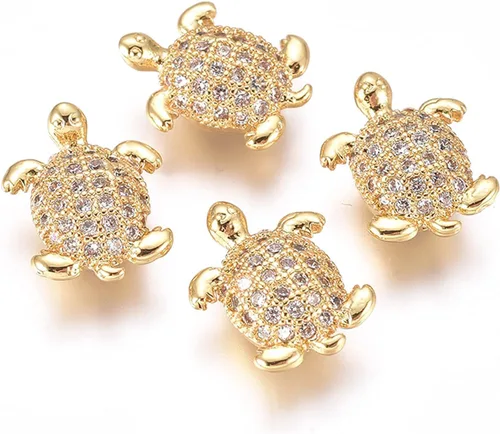 Miniatura 27 de FASHEWELRY Cuentas espaciadoras de forma animal de metal tibetano Elefante de plata antigua