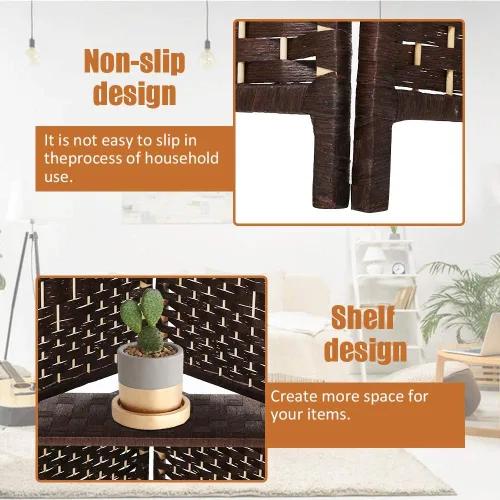 Miniatura 3 de Divisores de habitación y pantallas plegables de privacidad, 6 paneles de 71 pulgadas de alto, divisor de separación de habitación portátil con 2