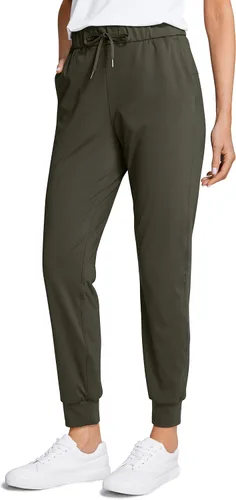 CRZ YOGA - Pantalones deportivos elásticos de 4 vías para mujer de 27 pulgadas, pantalones deportivos para correr, viajes, descanso, pantalones