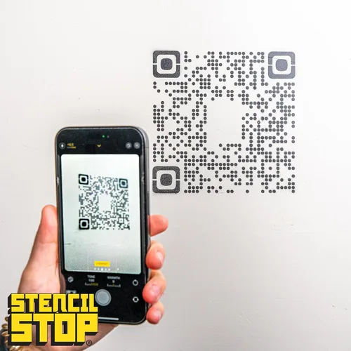 Miniatura 4 de Stencil Stop Plantillas personalizadas para pintura en aerosol, personalizables para logotipos, empresas, imágenes, plástico Mylar de 0.5 pulgadas