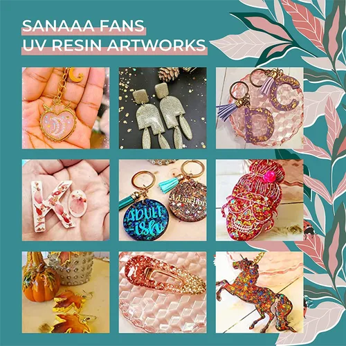 Miniatura 4 de SANAAA Resina UV Transparente de Tipo Duro de 200g para Hacer Joyería de Resina DIY