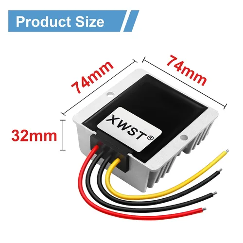 Miniatura 3 de Estabilizador de CC CC 9V-36V a 12V Boost Buck Convertidor 2A 24W Regulador de voltaje automático impermeable Módulo transformador de 12 V voltios