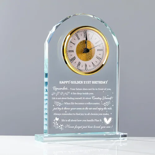 Miniatura 17 de Movdyka Regalos de 70 cumpleaños para mujeres y hombres – Reloj de cristal personalizado 1956 70 años de edad regalo para ella él – Ideas de regalos