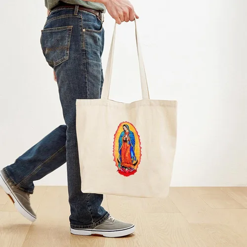 Miniatura 4 de CafePress Hail Mary Tote Bag Bolsa de lona natural, bolsa de compras reutilizable