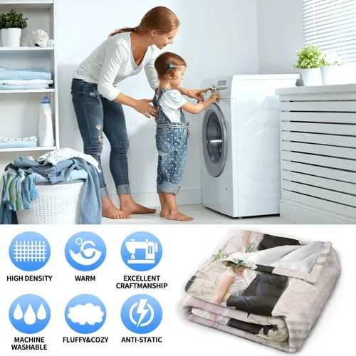 Miniatura 7 de EAQ Manta personalizada con collage de imágenes, es una manta personalizada para niños, adultos, familia, recuerdo, regalo