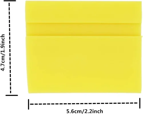 Miniatura 3 de CARTINTS Limpiaparabrisas de cristal de agua de 2 pulgadas, escobilla de goma para ventana de coche, escobilla para espejo lateral para el hogar