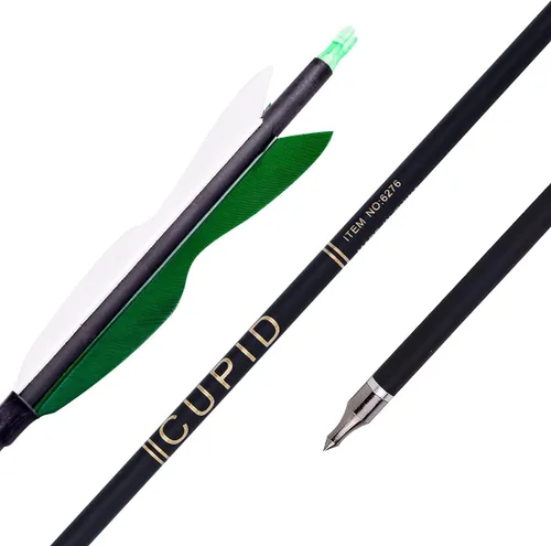 Miniatura 8 de LWANO Flechas de caza de carbono de 31 pulgadas, flechas de práctica con plumas de pavo de 5 pulgadas, 500 para arco recurvo y arco compuesto 7.8MM