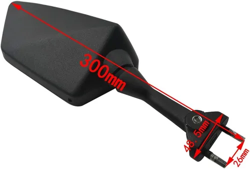 Miniatura 7 de AHL Retrovisores laterales compatibles con Kwasaki EX250 Ninja EX 250 2008-2013,56001-0099