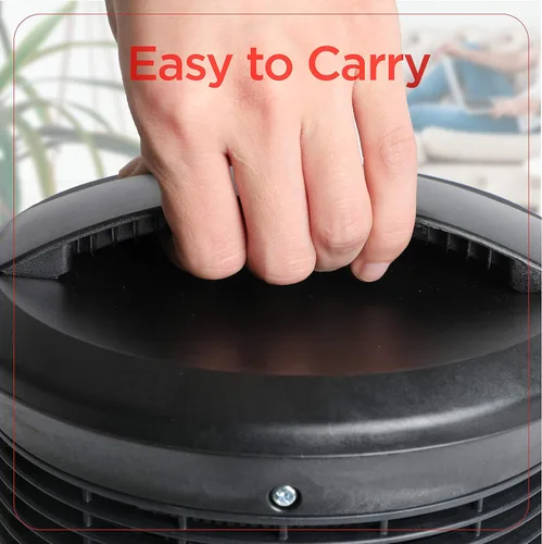Miniatura 4 de BLACK+DECKER Combo de calentador envolvente de 360 grados y ventilador, calentador de espacio de 360 grados para escritorio de oficina, oficina