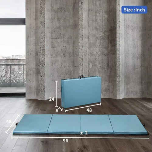 Miniatura 7 de Esterilla de gimnasia para gimnasia, alfombra de gimnasia, esterilla gruesa de yoga, esterilla para ejercicios aeróbicos, entrenamiento de fitness