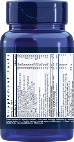 Miniatura 2 de Life Extension Multivitamínico Una-Por-Día – Repleto de Más de 25 Vitaminas, Minerales y Extractos de Plantas, Quercetina, Folato 5-MTHF y Más