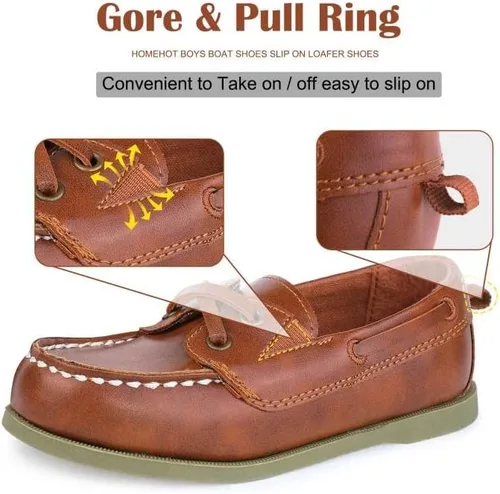 Miniatura 2 de HOMEHOT Zapatos de vestir para niños, zapatos casuales para la escuela, mocasines para niños (bebéniño pequeñoniño grande)
