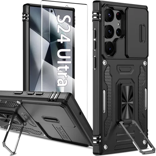 Miniatura 74 de Funda magnética para Samsung Galaxy Note 20 Ultra con soporte de anillo [con protector de pantalla] [Compatible con carga inalámbrica MagSafe] Funda