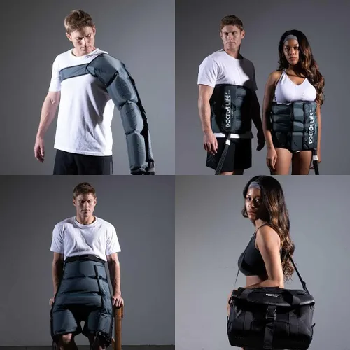 Miniatura 4 de DOCTOR LIFE LX9max para Todo el Cuerpo (A) - Sistema de Recuperación de Compresión de Aire Secuencial: Dispositivo + Piernas (L) + Brazo + Cintura +