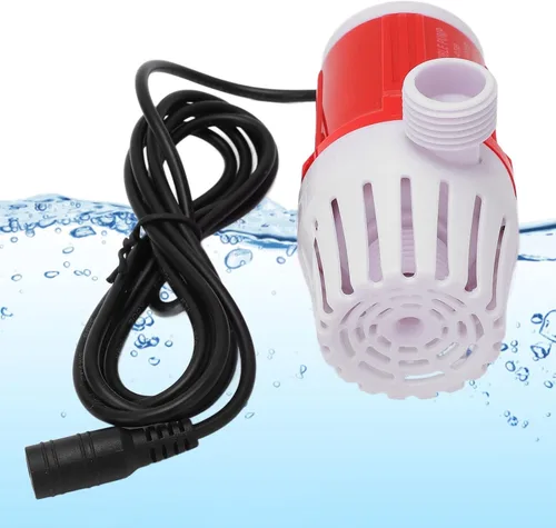 Miniatura 4 de Bomba sumergible de CC de 12 V (1200 L/H, 20 W), bomba de agua ultra silenciosa, bomba sin escobillas de conversión de alta frecuencia, bomba
