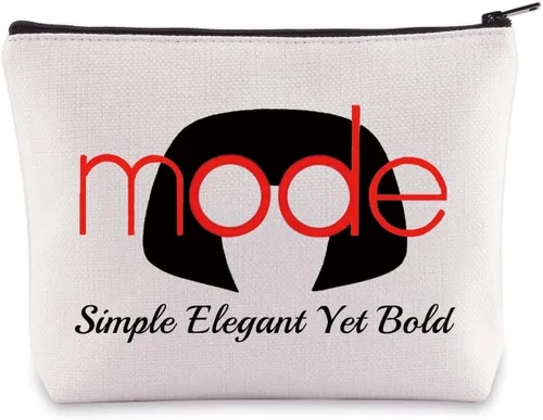 BWWKTOP Edna Fans - Bolsa de maquillaje para cosméticos, regalos inspirados en películas, simple, elegante pero audaz, bolsa con cremallera Edna,