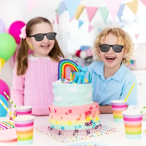 Miniatura 50 de Morcheiong Paquete de 12 lentes de sol de fiesta a granel para cumpleaños, fiesta de verano, bolsas de regalo, regalos