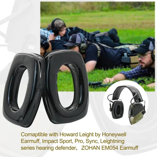 Miniatura 3 de Almohadillas de gel compatibles con Howard Leight de Honeywell, Impact Sport, Pro, Sync, serie de orejeras de protección auditiva, repuesto
