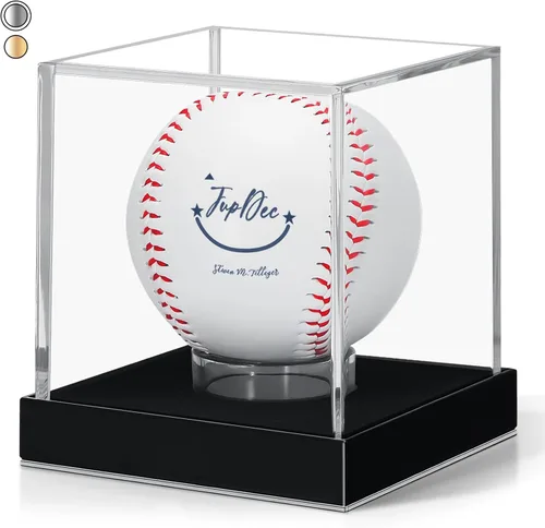 Miniatura 12 de JupDec - Caja de exhibición para guante de boxeo, vitrina de acrílico transparente con base de madera y tabla para un guante, de tamaño completo