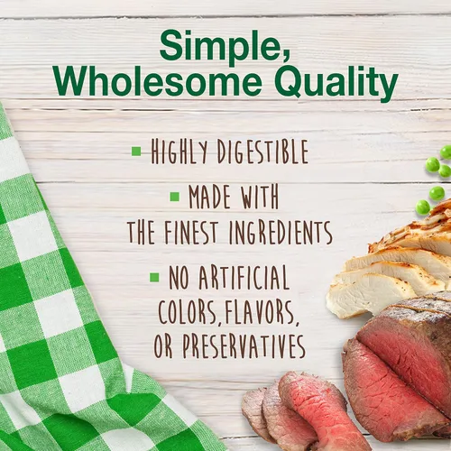 Miniatura 4 de Nylabone Healthy Edibles Masticables Naturales para Perros Golosinas Masticables de Larga Duración para Perros, Sabor a Carne Asada y Pollo