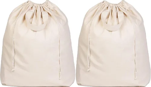 Miniatura 10 de Bolsas de lavandería para dormitorio universitario - Forro versátil y resistente para cesta de lavandería universitaria con cordón - Forro de cesta