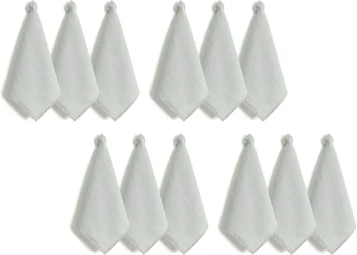 Miniatura 26 de Paños de cocina de lino de Linen World 14 x 28 pulgadas, juego de 6 paños de cocina y té decorativos, paños de cocina de lino europeo lavados