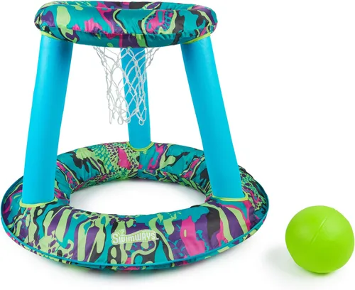 Miniatura 9 de SwimWays Hydro Hockey - Juego de mesa de hockey acuático inflable flotante, juguete de piscina para niños de 5+ años Hockey inflable
