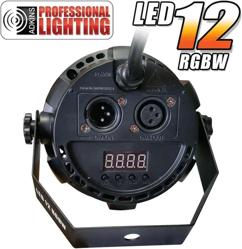 Miniatura 2 de RGBW mezcla de colores Compact LED Par puede – 12 LEDs 1-watt – Rojo, Verde, Azul y Blanco Mezcla de colores – up-lighting – Etapa iluminación