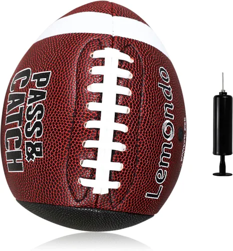 Miniatura 9 de PassCatch Balón de Entrenamiento, Mejora las Habilidades de Pase y Captura, Tamaño Oficial y Juvenil (con Bomba)