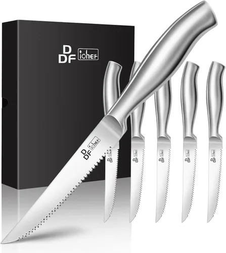 Miniatura 8 de DDF iohEF - Juego de cuchillos de cocina, 4 piezas de cuchillos profesionales ultra afilados, juego de cuchillos de chef de acero inoxidable de alto
