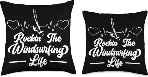 Miniatura 3 de Windsurfing Surfing Board Water Sports Throw Pillow