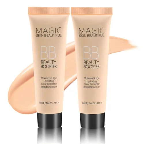 Boobeen Crema BB hidratante, base y corrector de cobertura completa, corrector de color, crema hidratante tintada BB Cream para todo tipo de piel,