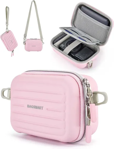 Miniatura 10 de BAGSMART Funda para cámara digital, protectora e impermeable para cámara pequeña con correa para el hombro, bolsa ligera para cámara Canon PowerShot
