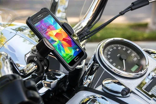 Miniatura 2 de ARKON Mounts RoadVise - Soporte de teléfono para motocicleta para iPhone X 8 7 6S Plus iPhone 8 7 6S Galaxy S8 S7 Note 8 (RVMC2B)
